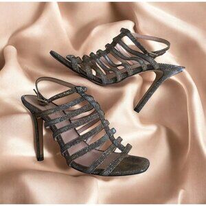 KATE SPADE Metallic Slingback Party Heels Size 6.5
